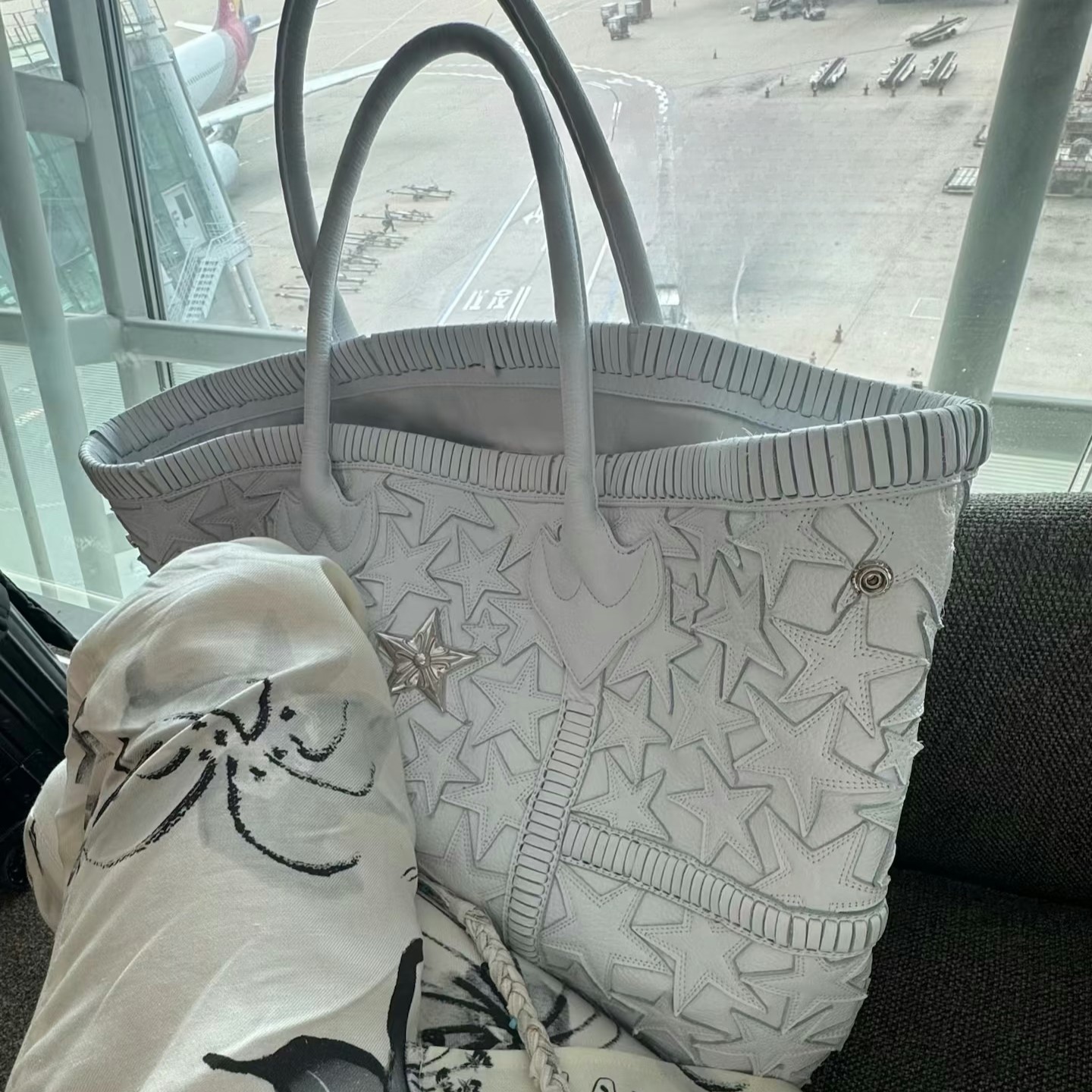 CHROME HEARTS 크롬하츠 LA한정판 오성패치 토트백 #25901911 (925실버)