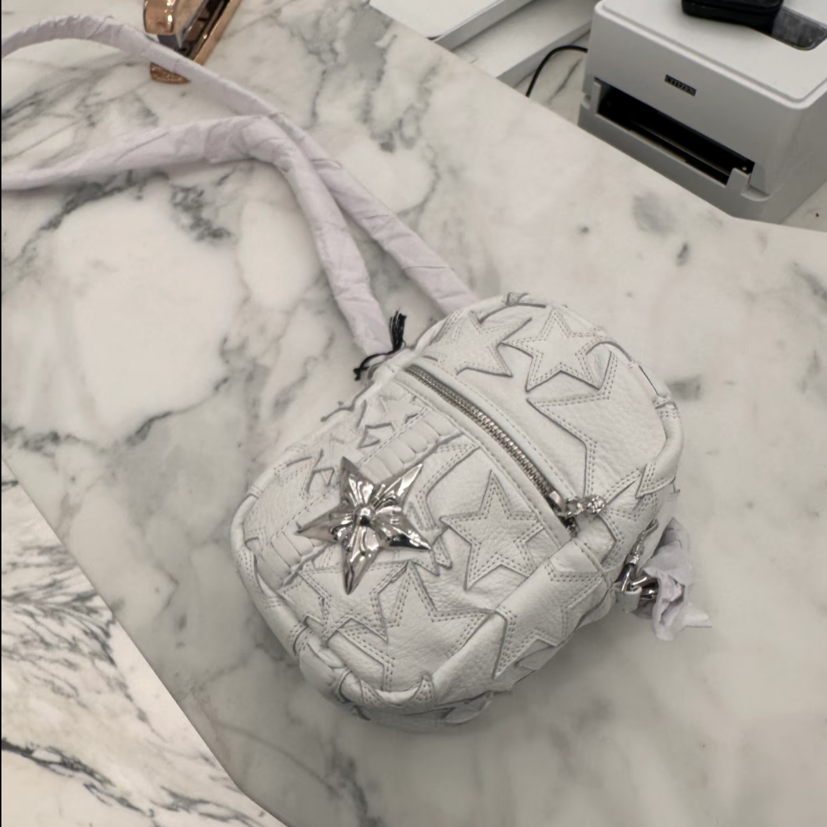 CHROME HEARTS 크롬하츠 LA한정판 오성패치 CameraBag 카메라백 #25932100 (925실버)