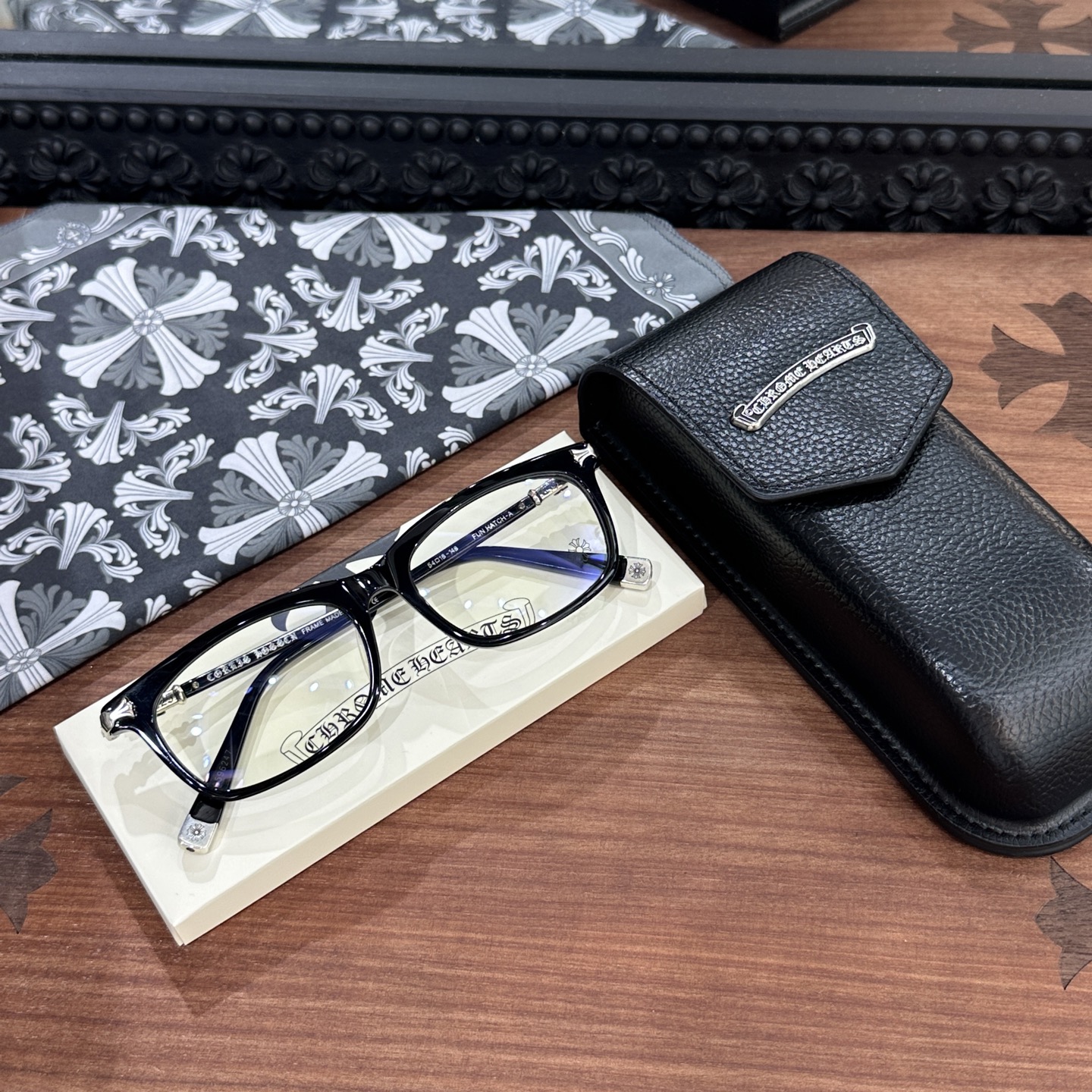 CHROME HEARTS 크롬하츠 펀해치 FUN HATCH-A 안경 (925실버) #25971839