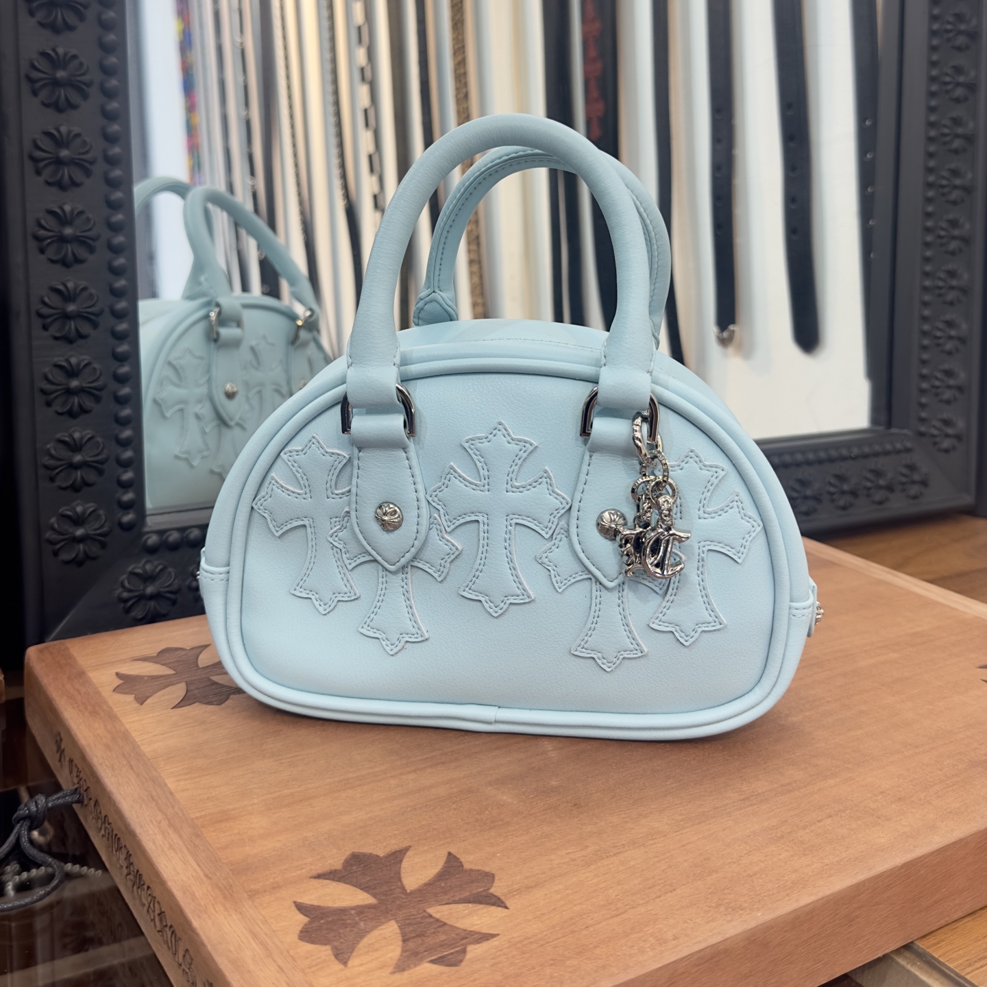 CHROME HEARTS 크롬하츠 babyblue 짐백 볼링백 #259221817 (925실버)