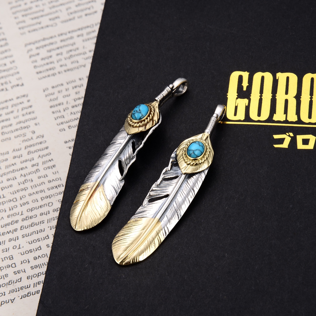 GORO’S 고로스 깃털 925실버 펜던트(목걸이) #2510211557