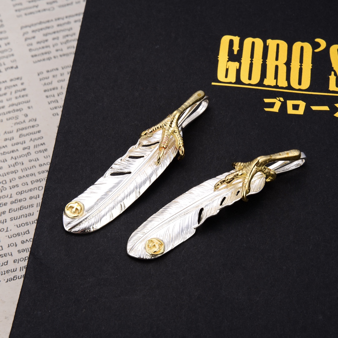 GORO’S 고로스 깃털 925실버 펜던트(목걸이) #2510211606