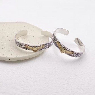 GORO’S 고로스 925실버 독수리 브레이슬릿 (팔찌) #2510211735