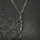 CHROME HEARTS 크롬하츠 해골장식 목걸이 펜던트(925실버) #2511201451