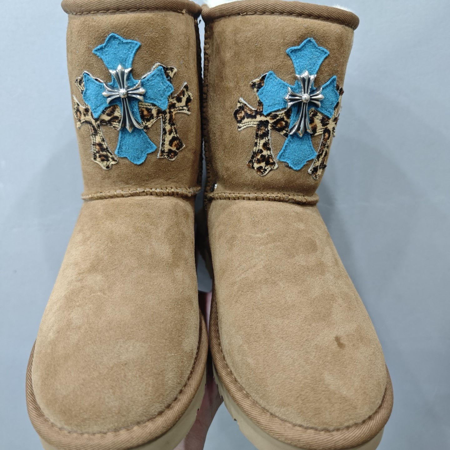 CHROME HEARTS 크롬하츠 x Classic shot어그 부츠 신발(925실버) #16205125