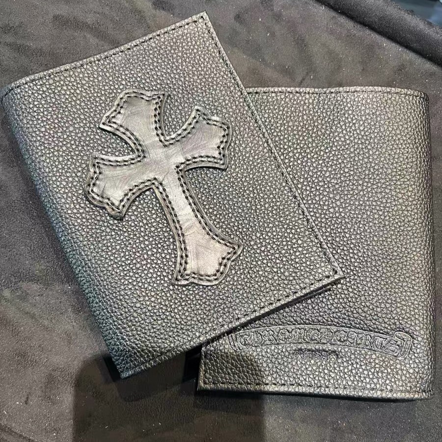 CHROME HEARTS 크롬하츠 여권지갑(소가죽) (일반금속,925실버아님) #145851213 