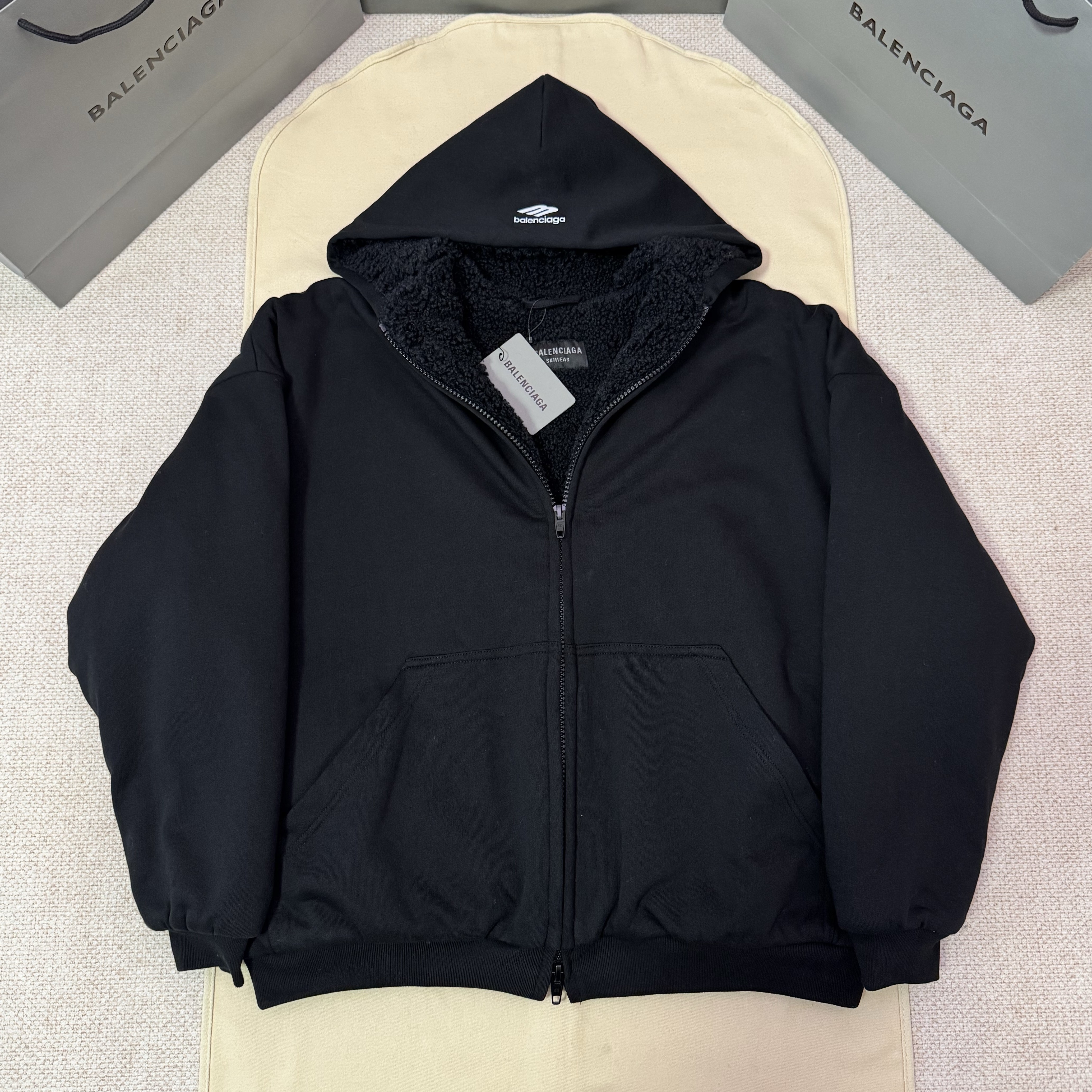 BALENCIAGA 발렌시아가 SPORTS ICON HOODIE 후드 자켓 #191851227