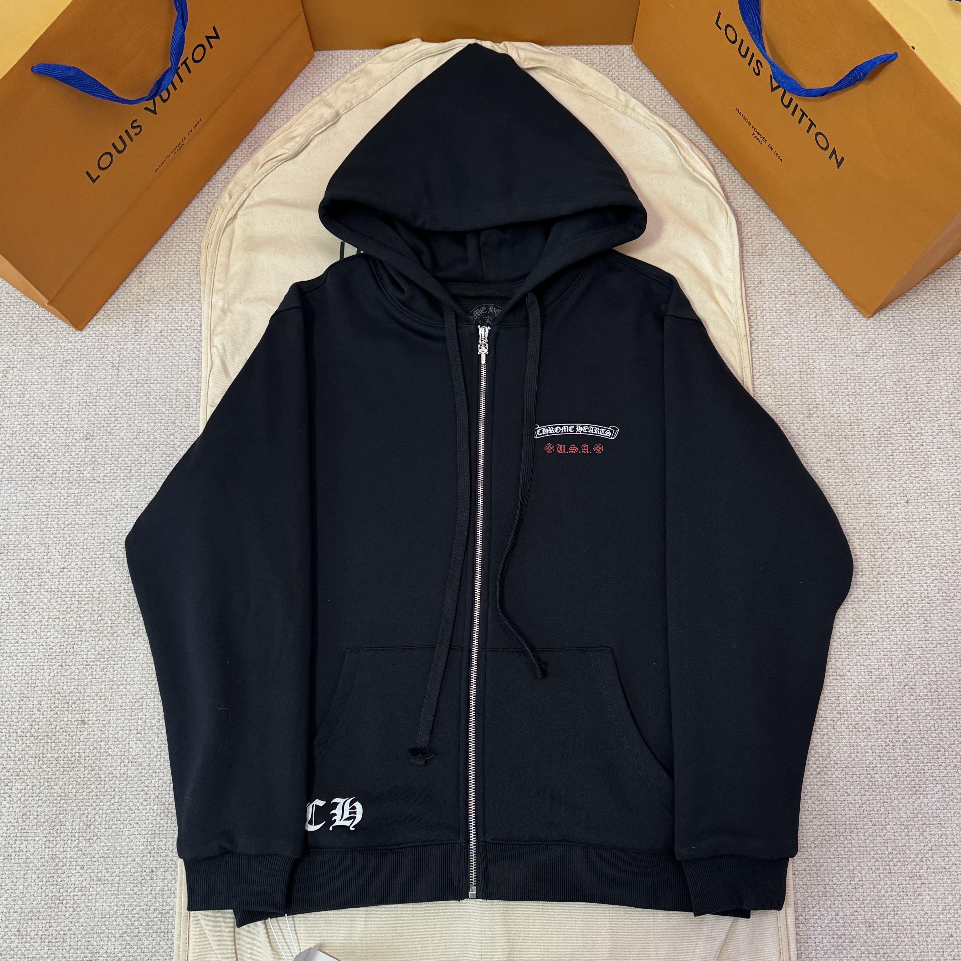 CHROME HEARTS 크롬하츠 지퍼 후드 #213851229