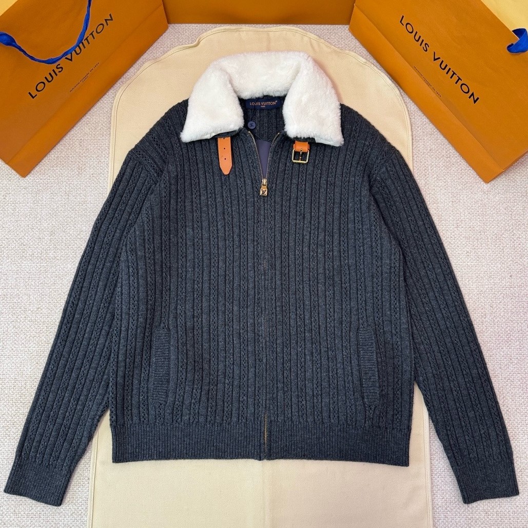 LOUIS VUITTON 루이비통 짚업 가디건 니트 남자 1AJBUB #1515617