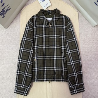BURBERY 버버리 체크 헤링본 집업자켓 #17376113