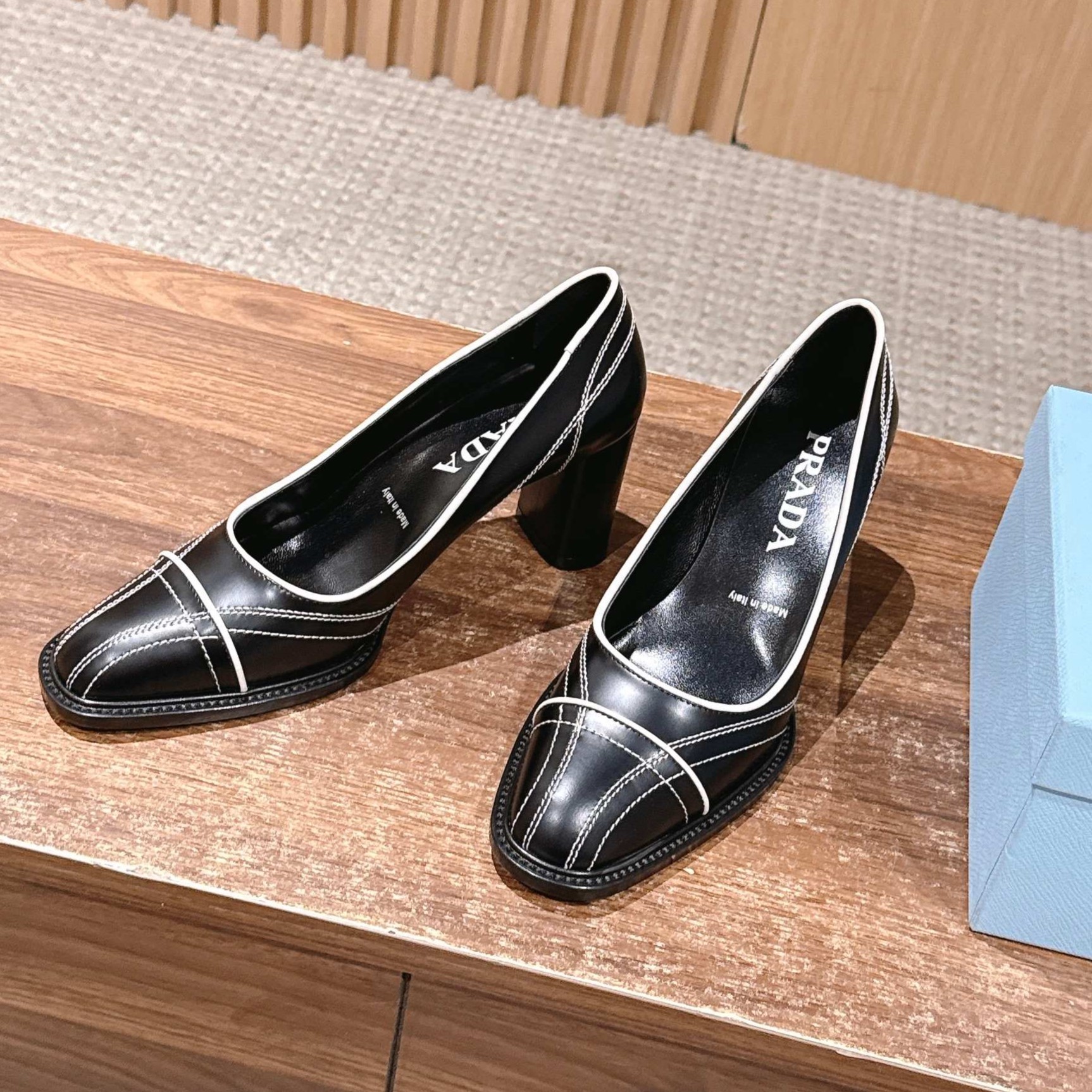 PRADA 프라다 신발 가죽 펌퍼스 #21266119