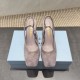 PRADA 프라다 신발 스퀘어 토 슬링백 펌프스 #2296119