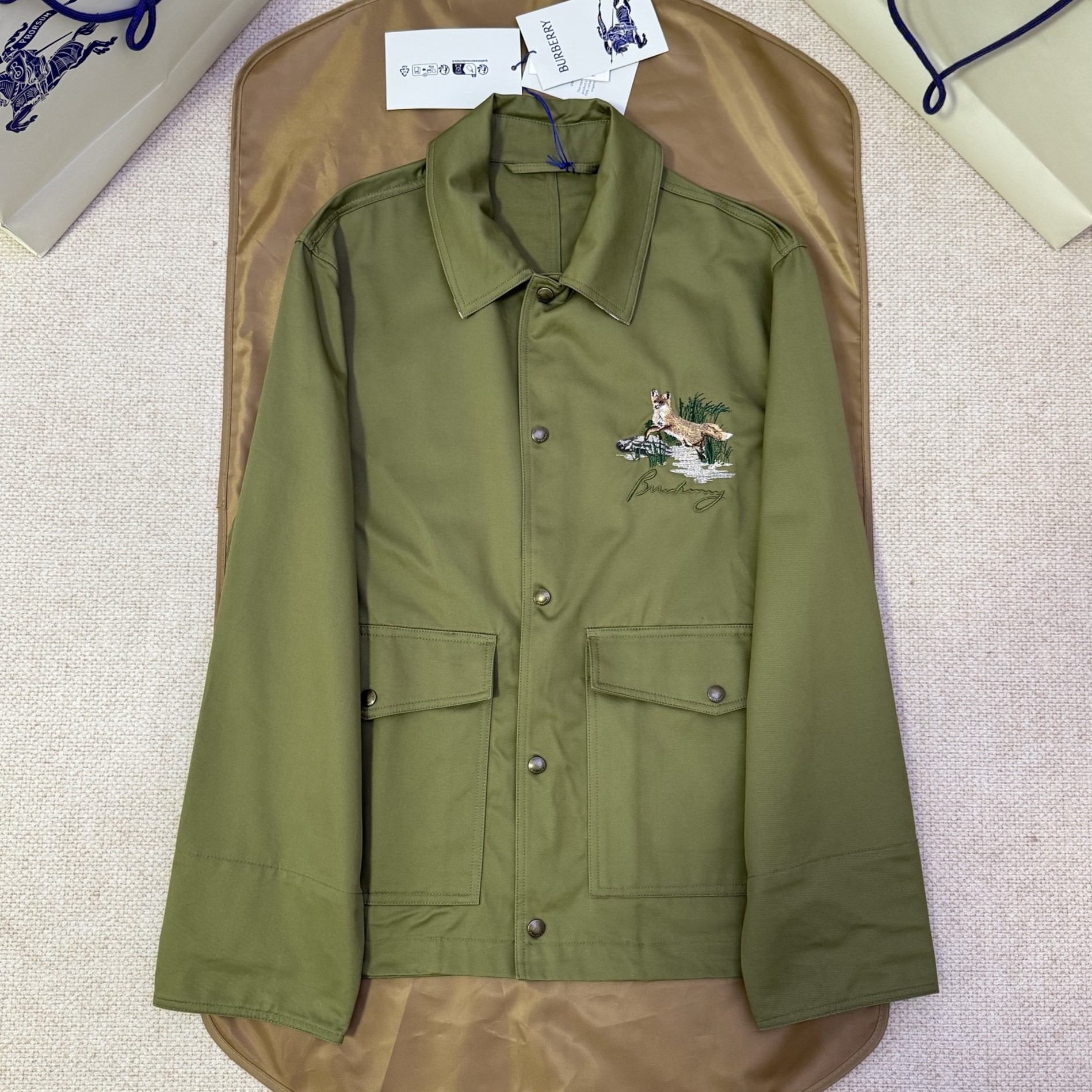 BURBERY 버버리 폭스자수 자켓 #1386120