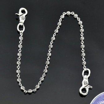 CHROME HEARTS 크롬하츠 백참(백꾸) 백장식 66cm L003 (925실버)