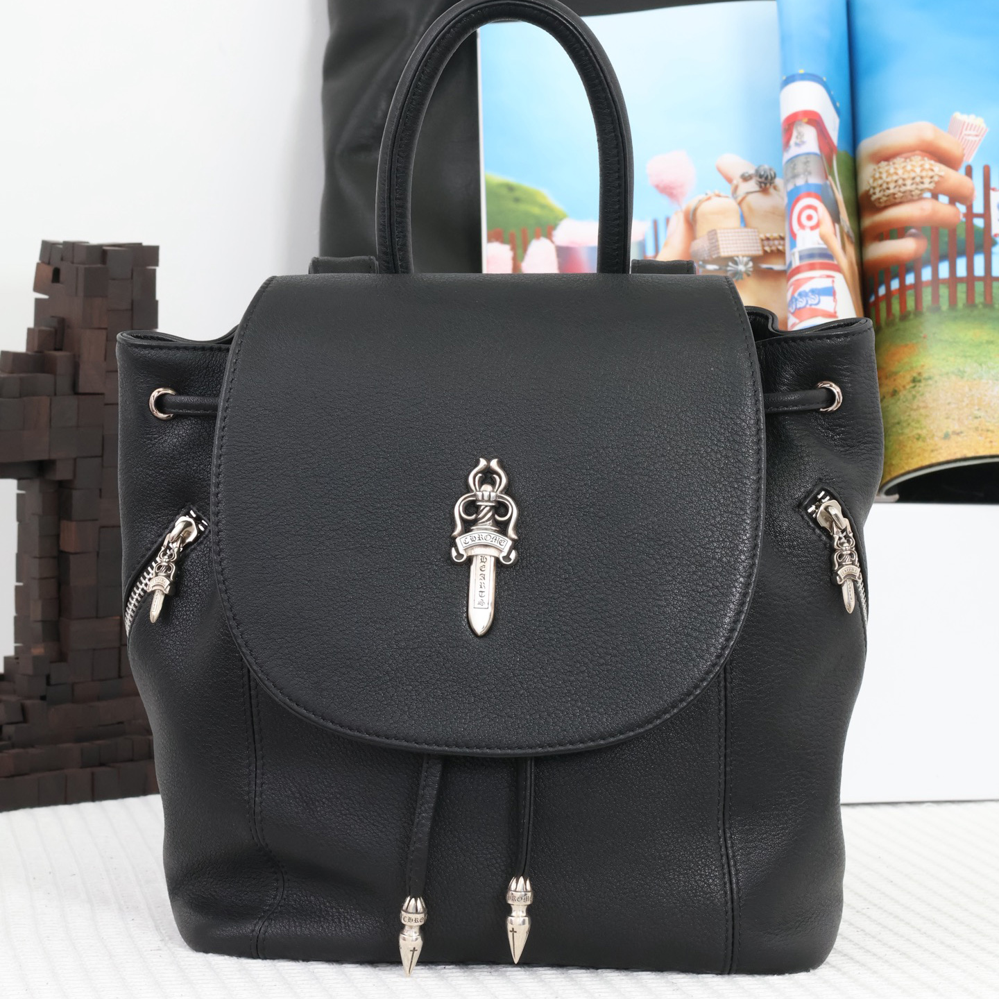 CHROME HEARTS 크롬하츠 백팩 지수백 26cm K033 (925실버)