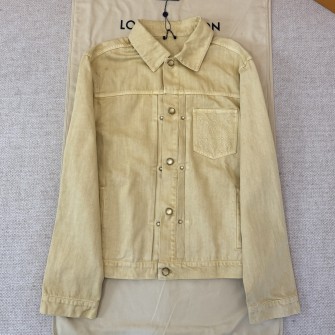 LOUIS VUITTON 루이비통 가먼트 다이드 데님 타입II 트레커 재킷 1AHUXW #16576123