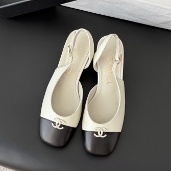 CHANEL 샤넬 CC로고 메리제인 슬링백 힐 #21386123