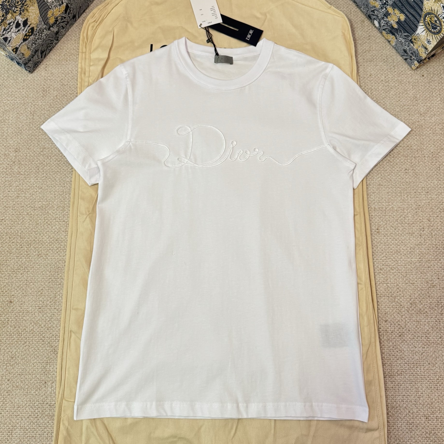 DIOR 디올 리본 티셔츠 613J668A0677_C080 #17136127