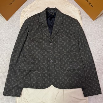 LOUIS VUITTON 루이비통 모노그램 싱글 브레스트 슬림핏 수트 재킷/블레이저입니다 #15416130