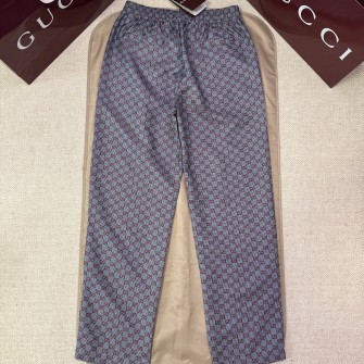 GUCCI 구찌 GG 피드 드 풀 울 레저 팬츠 바지 #16136130