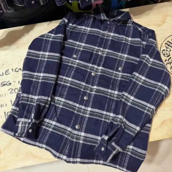 CHROME HEARTS 크롬하츠 체크무늬 셔츠 (실버도금) #1886225