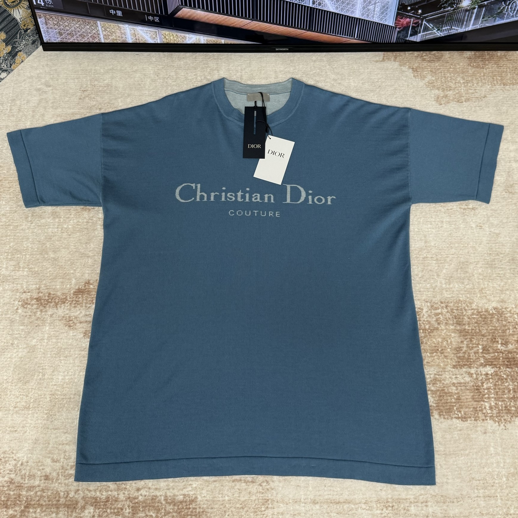 DIOR 디올 꾸뛰르 릴렉스 핏 티셔츠 #1926639