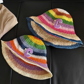 CELINE 셀린느 레인보우 컬러 피셔맨 햇(버킷햇) #17526312
