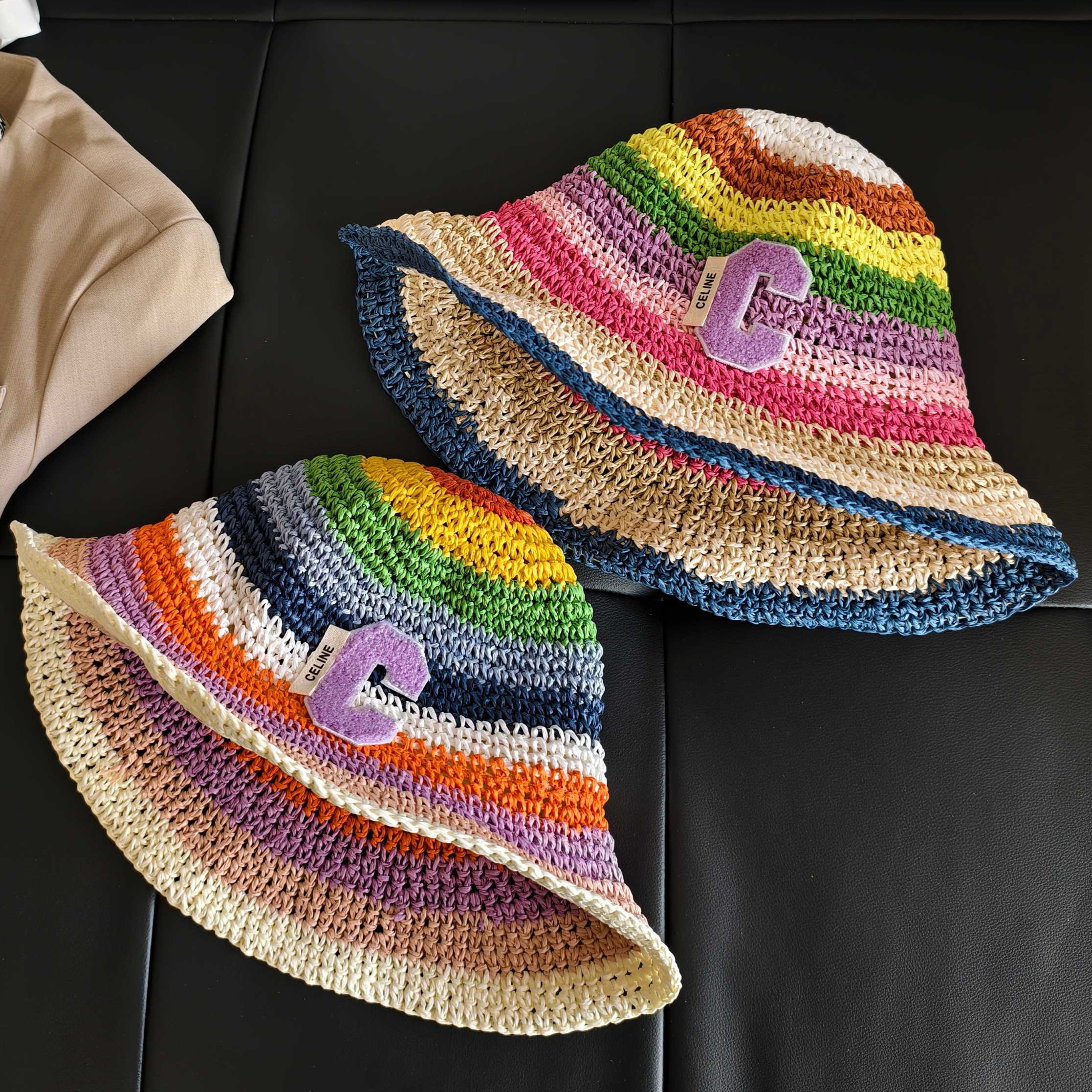 CELINE 셀린느 레인보우 컬러 피셔맨 햇(버킷햇) #17526312