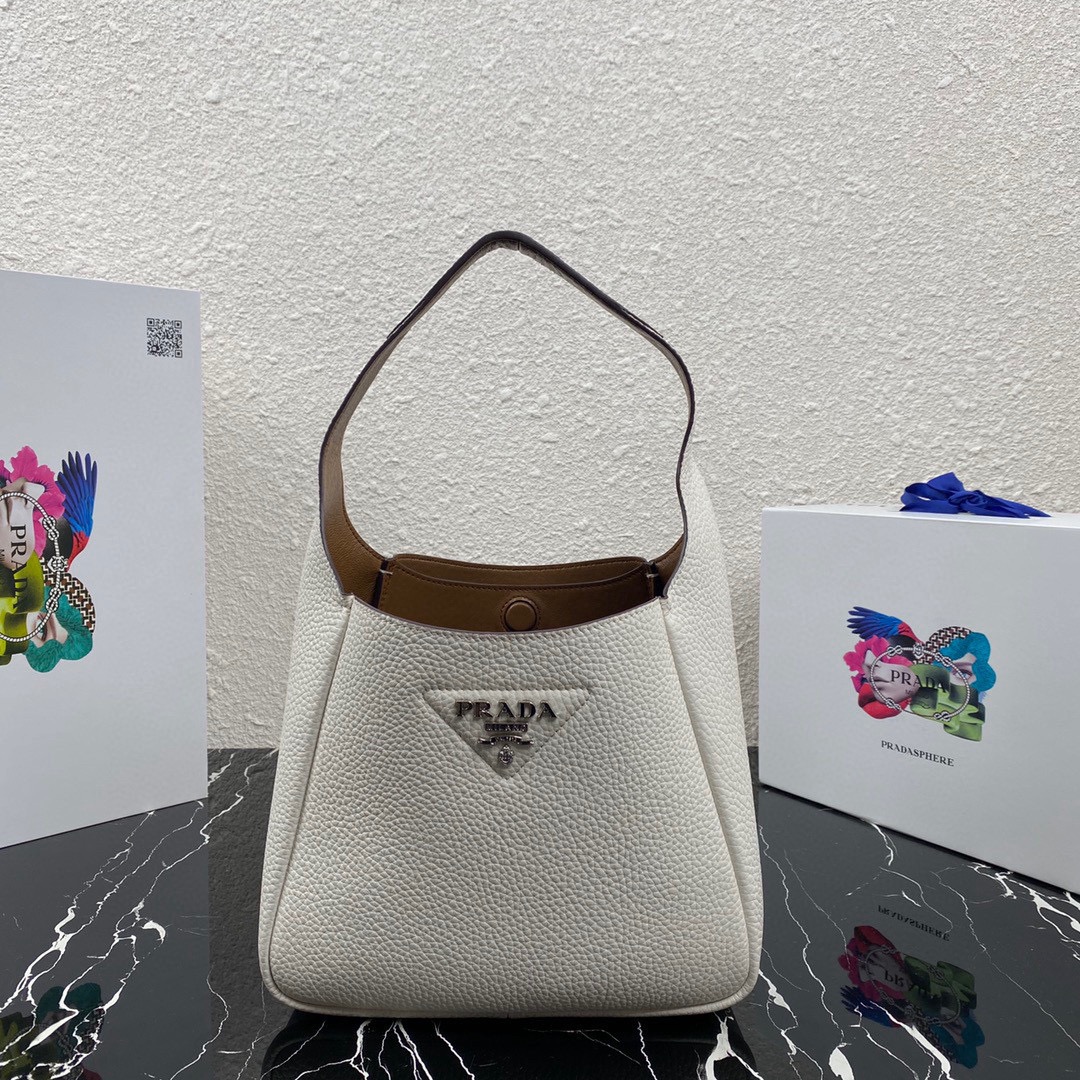 PRADA 프라다 레더 호보 토트백 스몰 23cm 1BC127