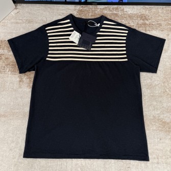 PRADA 프라다 오버사이즈 스트라이프 코튼 티셔츠 #1566316