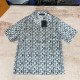 LOUIS VUITTON 루이비통 실크 혼방 숏 슬리브 셔츠 #15406316