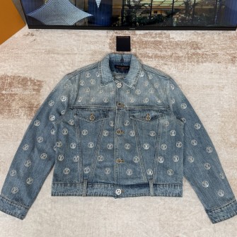 LOUIS VUITTON 루이비통 시퀸 시그니처 데님 재킷 #17556320