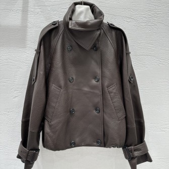 ACNE STUDIOS 아크네-스튜디오 더블 브레스트 레더 재킷 #16356326