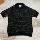 THOM BROWNE 톰브라운 트위드 폴로 셔츠 MKP138BY9035