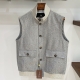 LORO PIANA 로로피아나 윈드메이트 리버서블 베스트 조끼 #14450421