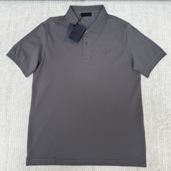 PRADA 프라다 코튼 피케 폴로 셔츠 (Cotton piqué polo shirt)