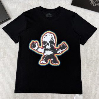 CHROME HEARTS 크롬하츠 x 조 포티 해리스 티터 멀티 컬러 반팔 티셔츠 (Chrome Hearts x Joe Foti Harris Teeter Multi-Color T-Shirt)