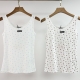 MIUMIU 미우미우 플로럴 코튼 저지 탱크 탑 (Miu Miu Floral Cotton Jersey Tank Top)