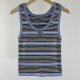 PRADA 프라다 스트라이프 코튼 저지 탱크 탑 (Prada Striped Cotton Jersey Tank Top)