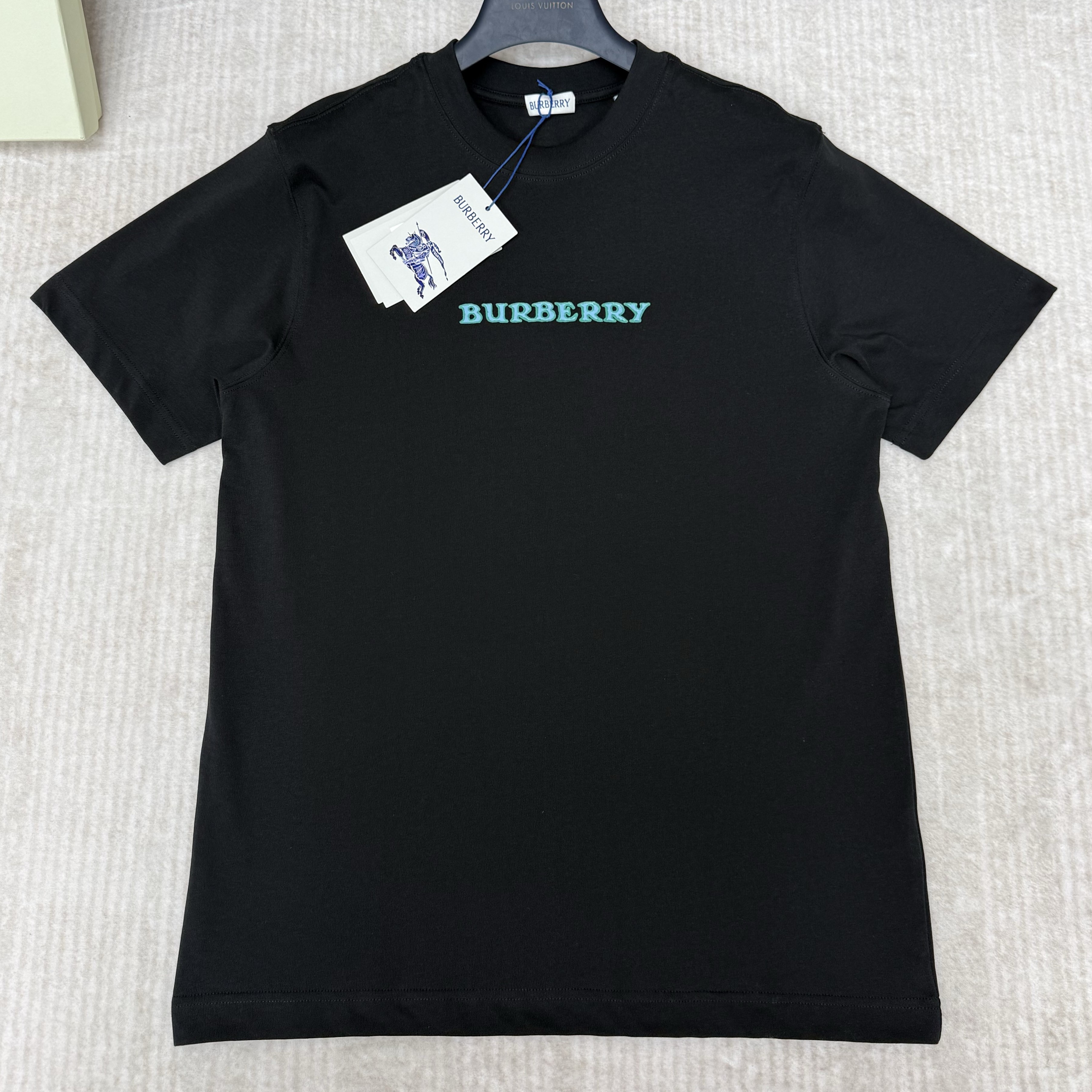 BURBERRY 버버리 헤리티지 로고 코튼 티셔츠 #16186527