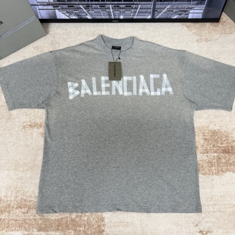 BALENCIAGA 발렌시아가 테이프 타입 미디엄 핏 티셔츠 #16436527