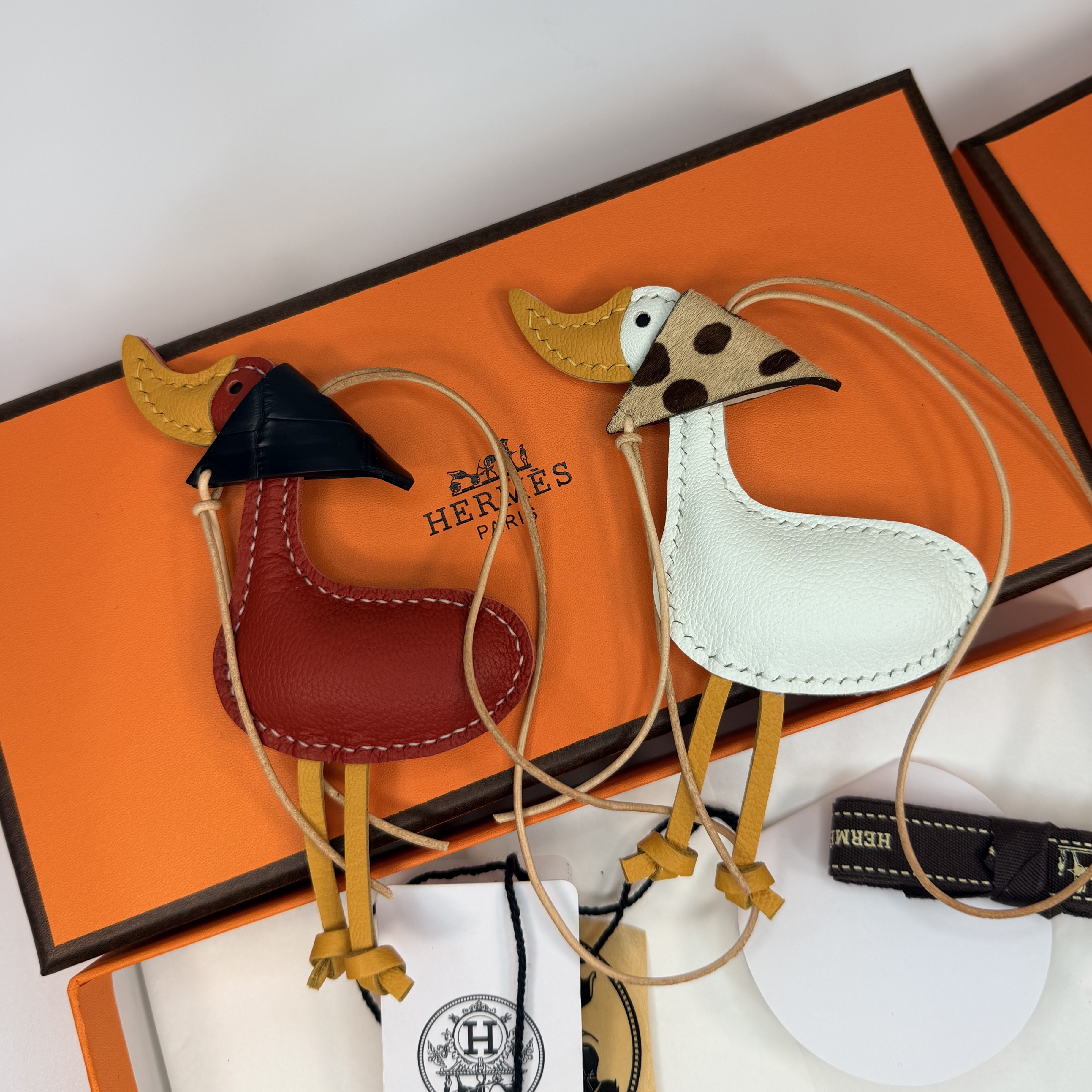 HERMES 에르메스 쁘띠 아쉬 오리 백 참 (Hermes Petit h Duck Charm) #1626528