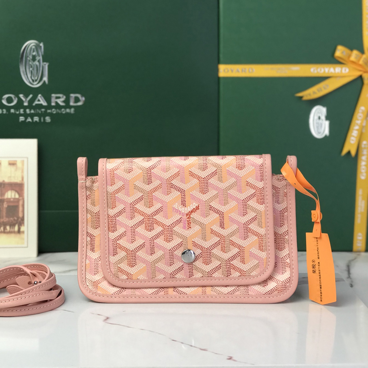 GOYARD 고야드 바렌 3 플랩 미니 크로스백 장지갑 #020188