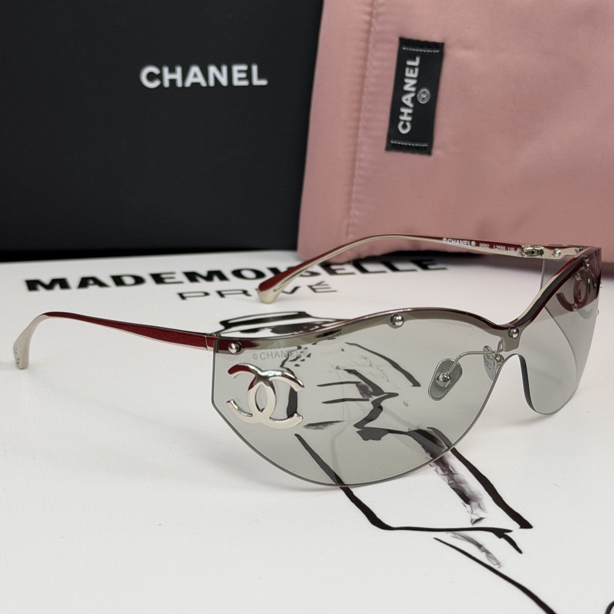 CHANEL 샤넬 코코 비치 쉴드 선글라스 #1930667