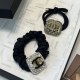 CHANEL 샤넬 CC 로고 스트라스 사각 펜던트 머리띠 #15566729